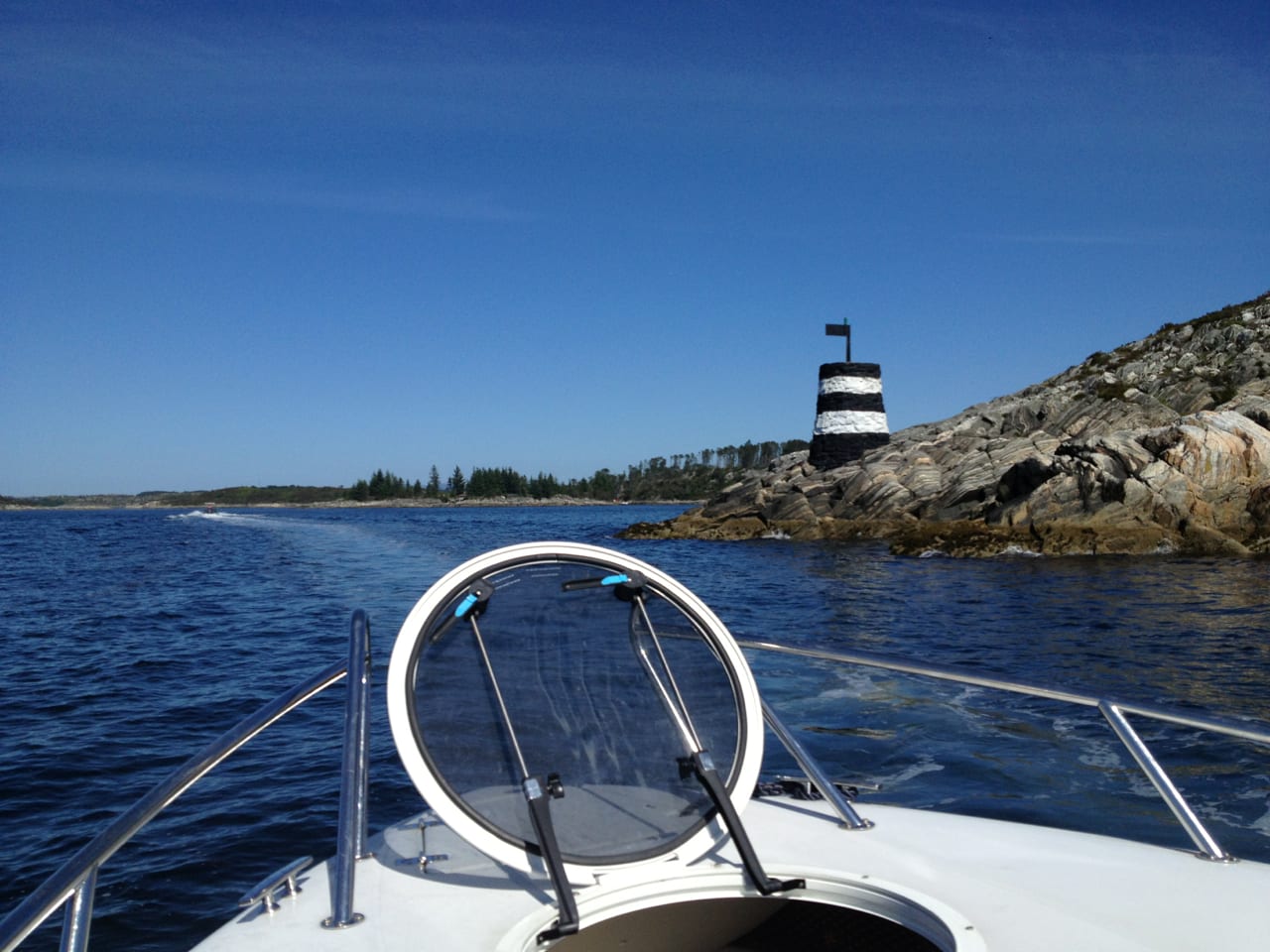On a boat trip with family|På båttur med familien